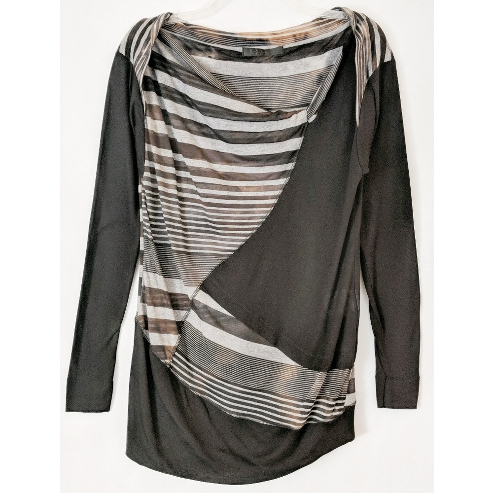 Kaylee Tankus Sheer Long Sleeve Shirt Size S